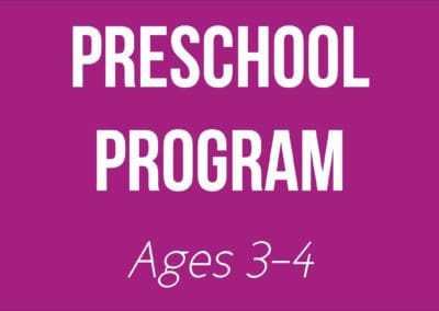 Preschool Program