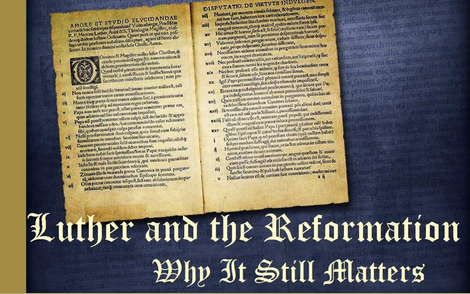 Luther and the Reformation
