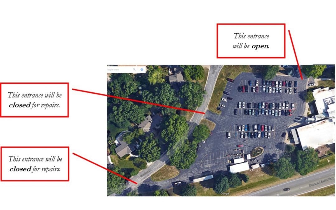 Mission Campus Parking Repairs – New Dates