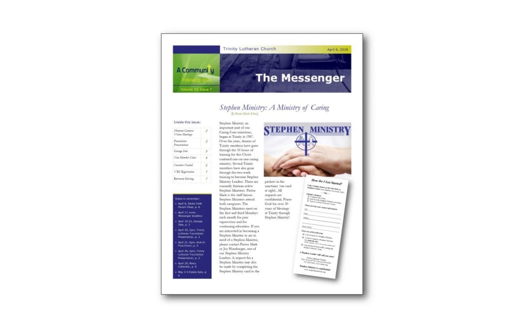 April 6 Trinity Messenger