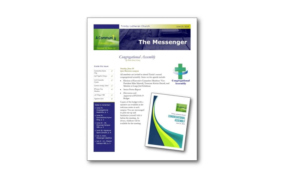 June 15 Trinity Messenger