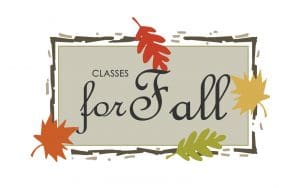 Classes for Fall