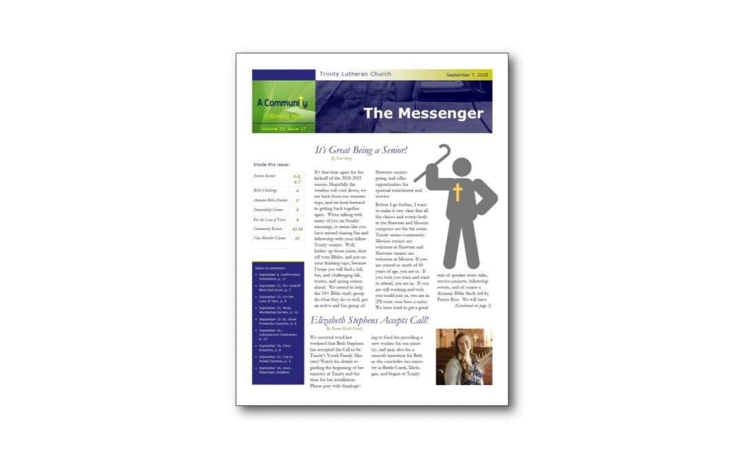 September 7 Trinity Messenger