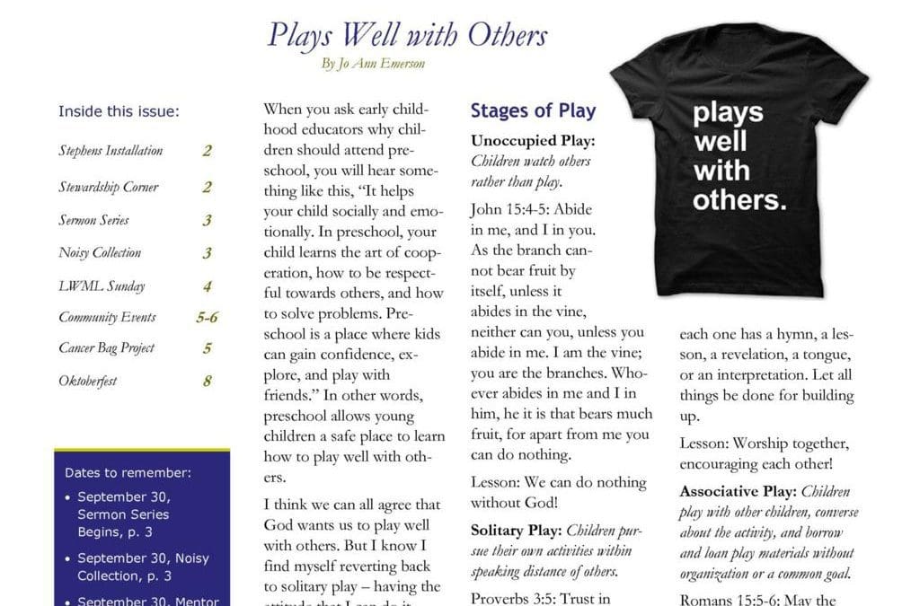 September 21 Trinity Messenger