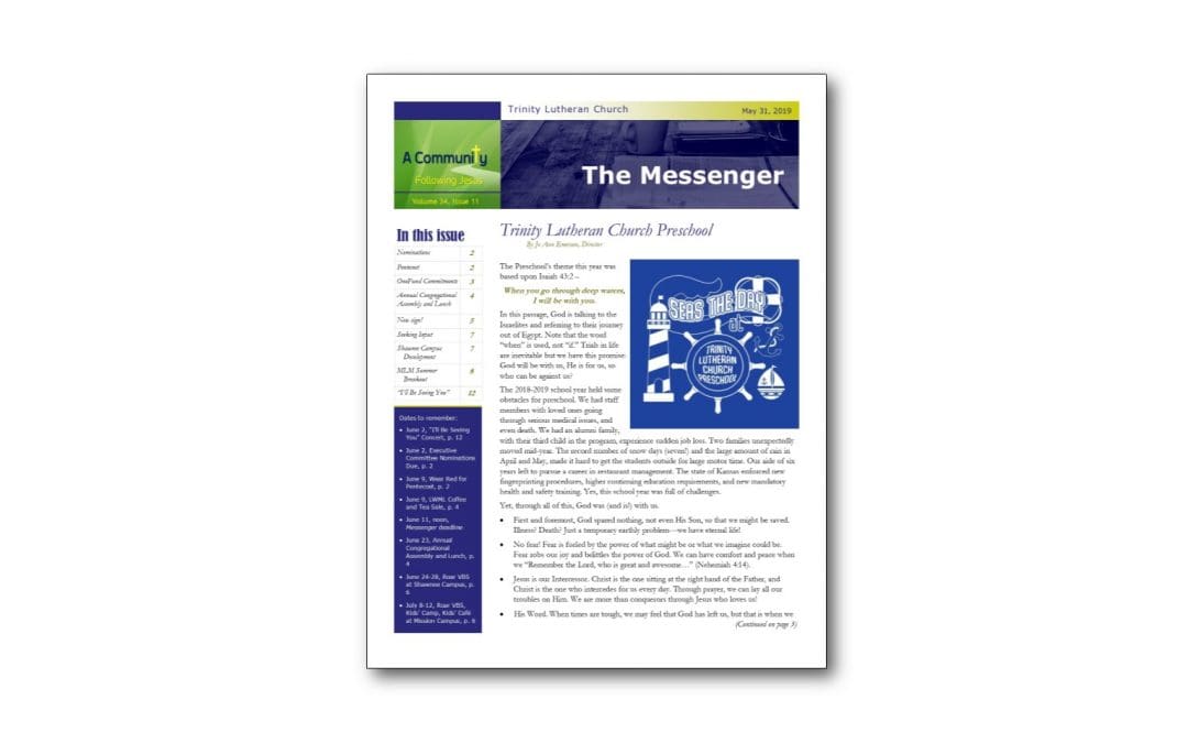 May 31 Trinity Messenger