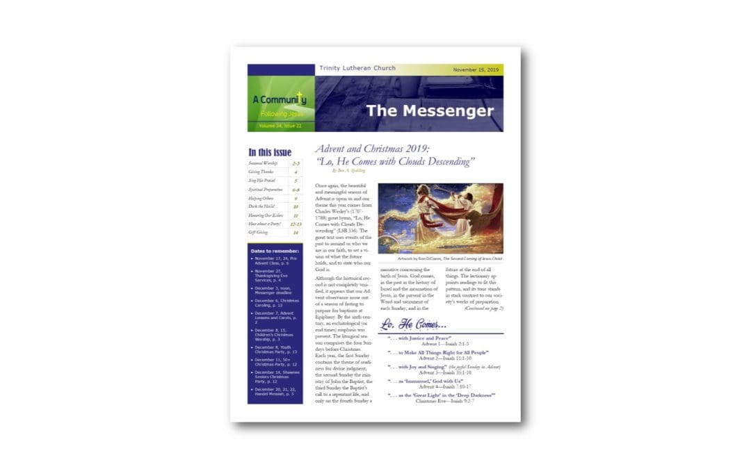 November 15 Trinity Messenger