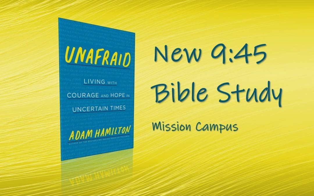 Unafraid Bible Study Topic