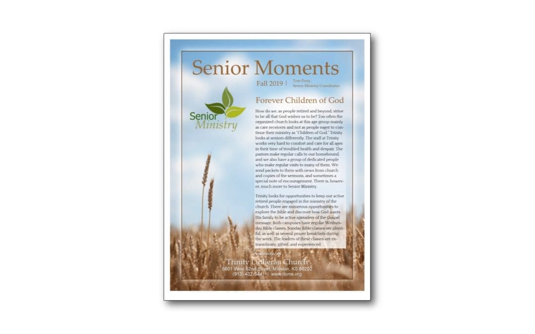 Senior Moments – Fall 2019