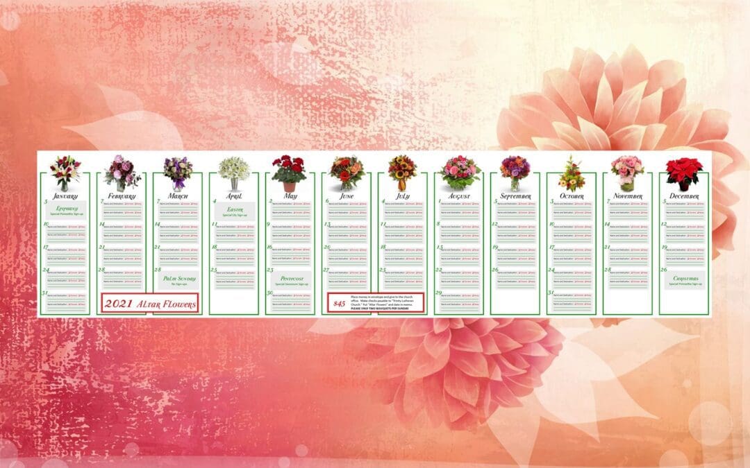 Altar Flower Sign-Ups—Mission Campus