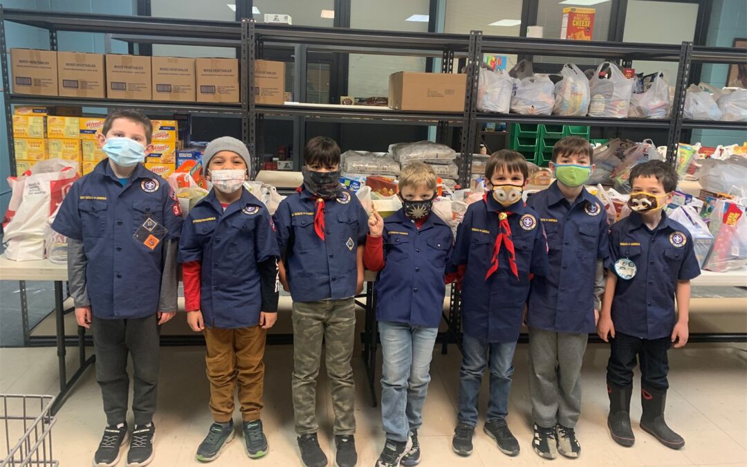 Boy Scout Pack Serves Pantry