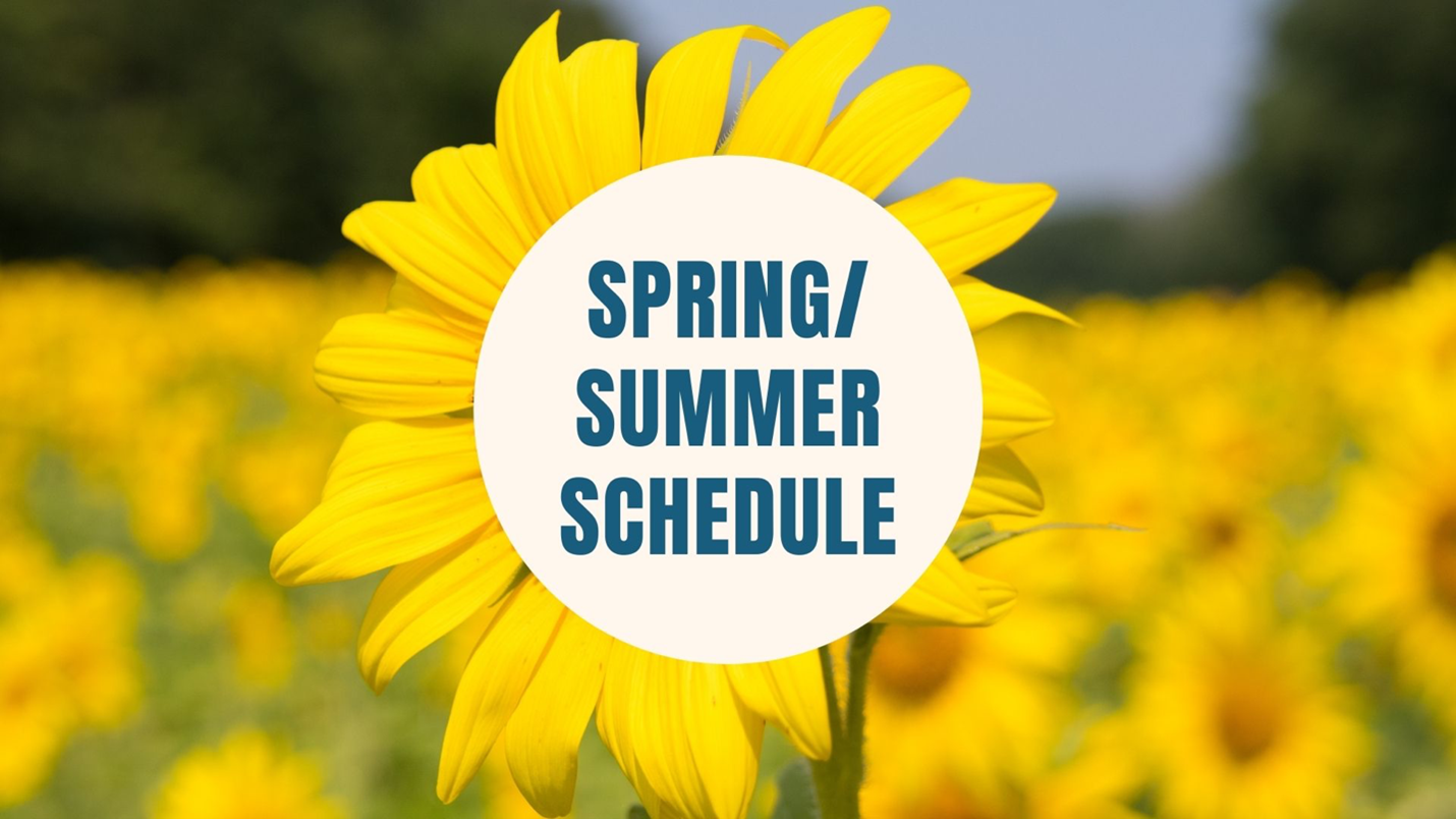 Confirmation Spring and Summer Schedule | tlcms.org