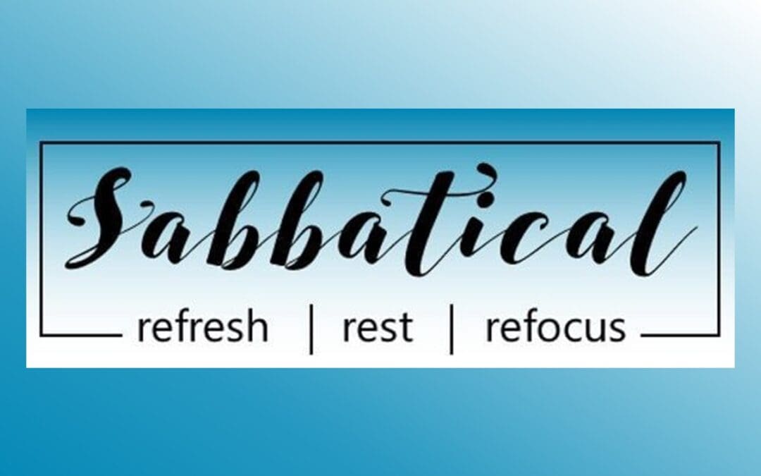 Upcoming Sabbatical for Pastor Phil