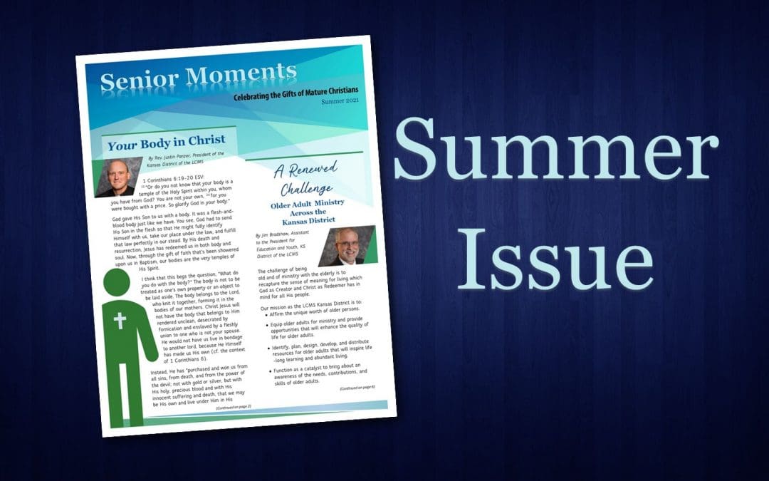Senior Moments District Newsletter Summer Edition