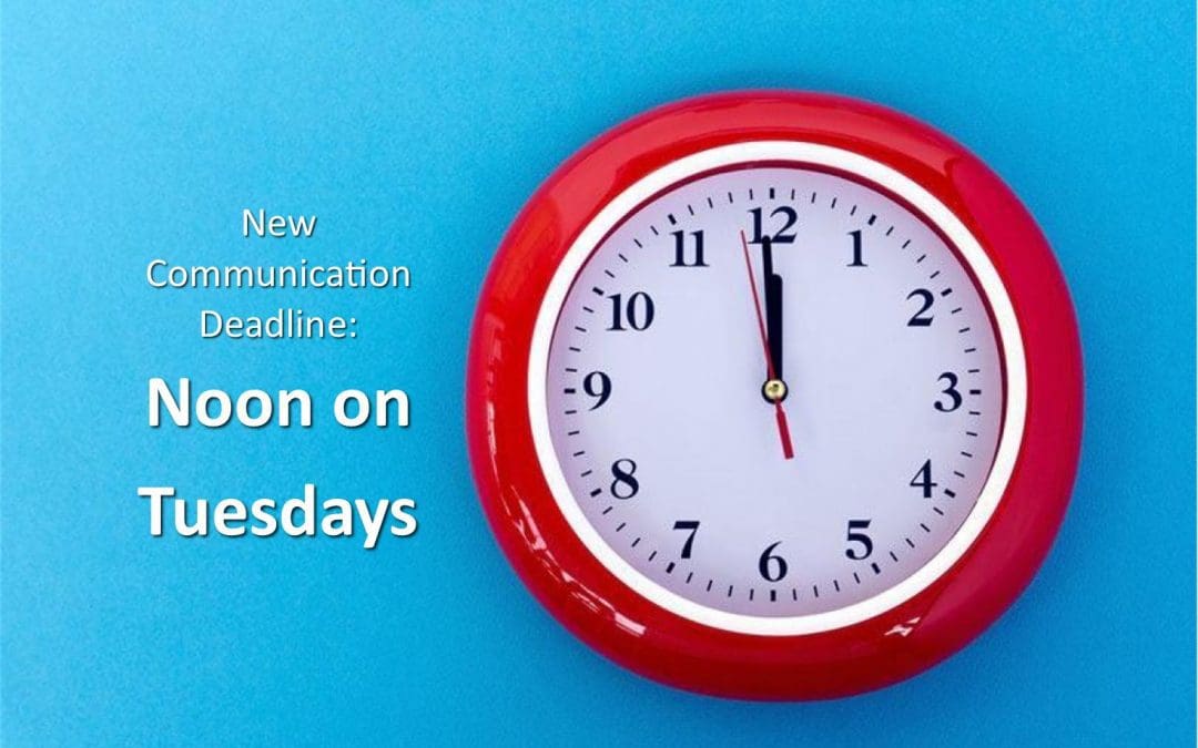 New Bulletin and Submission Deadline