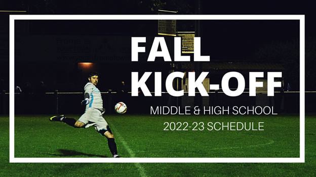 Youth and Confirmation Fall Schedule