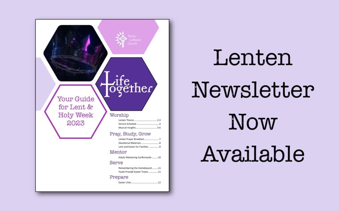 Lenten Messenger Newsletter 2023