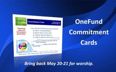 OneFund Commitment Cards Distributed