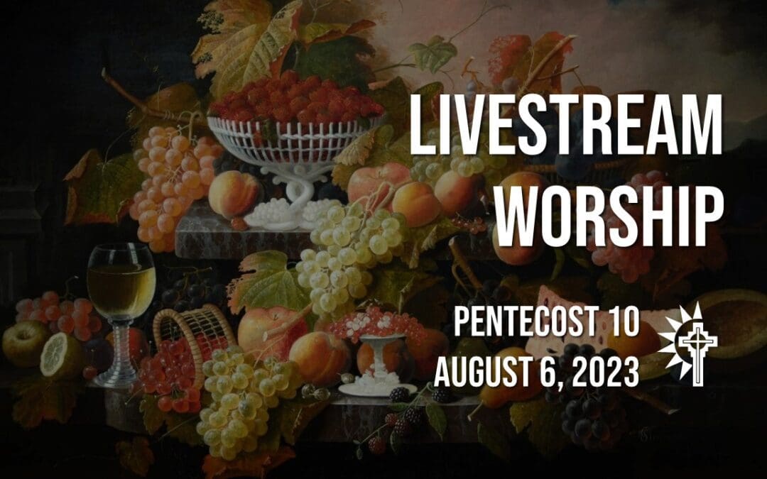 Sunday Worship – August 6