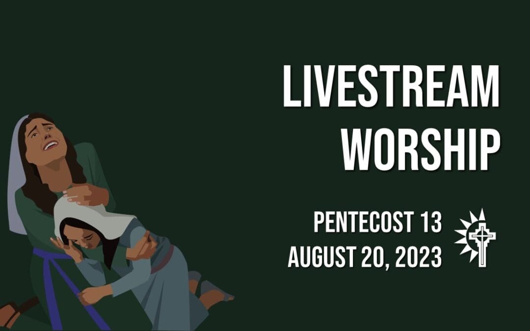 Sunday Worship – August 20