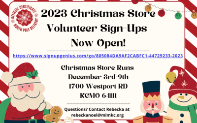 MLM Christmas Store Volunteer Signups