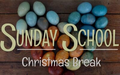 No Sunday School Christmas Break