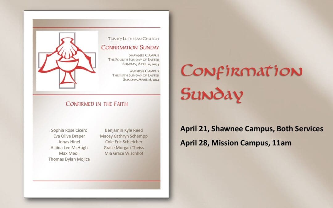 Confirmation Sunday