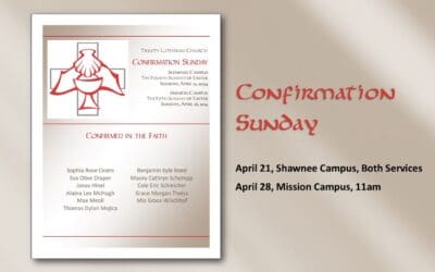 Confirmation Sunday