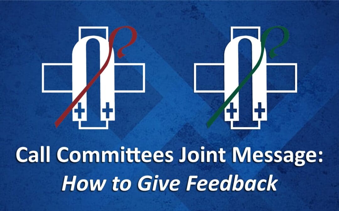 Call Committees Joint Message