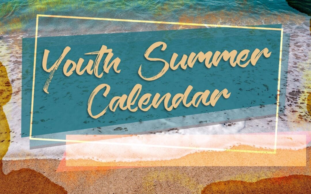 Youth Summer Calendar