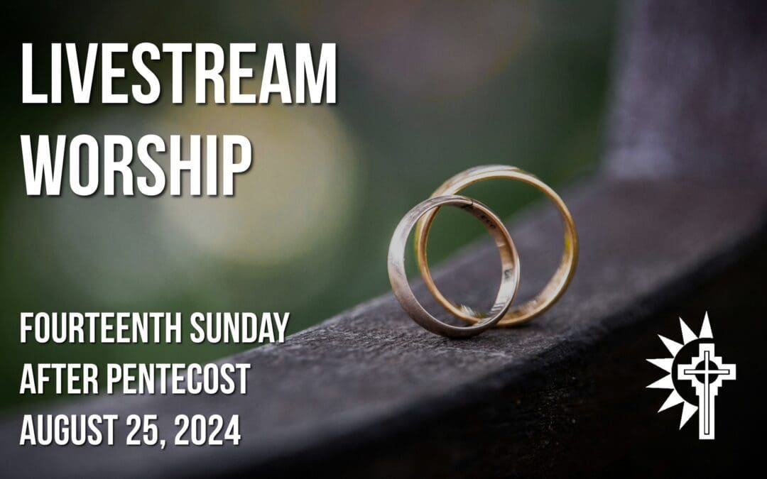 Sunday Worship – August 25