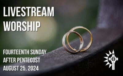 Sunday Worship – August 25