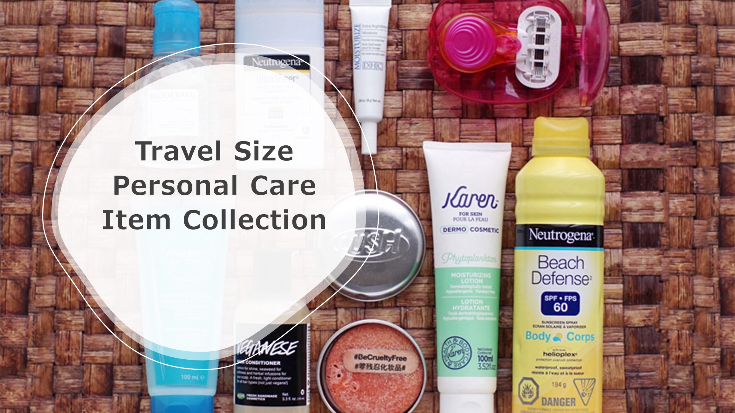 Travel Size Personal Care Item Collection