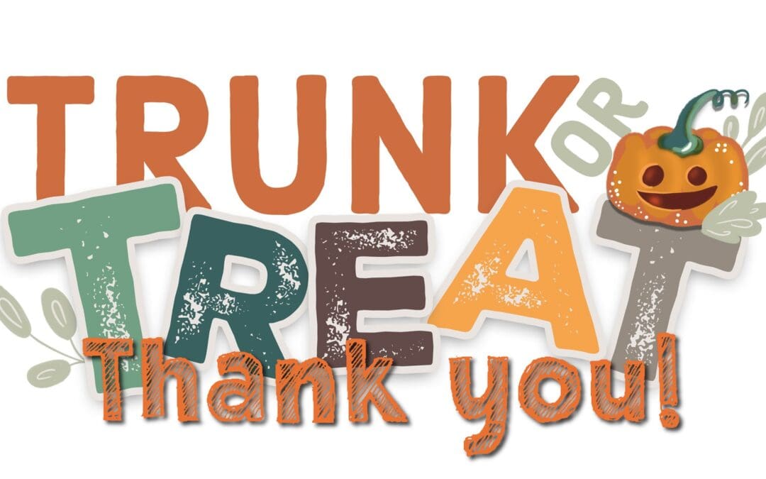 Trunk or Treat Thank You