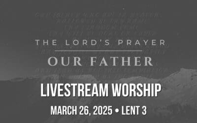 Midweek Lenten Worship – March 26