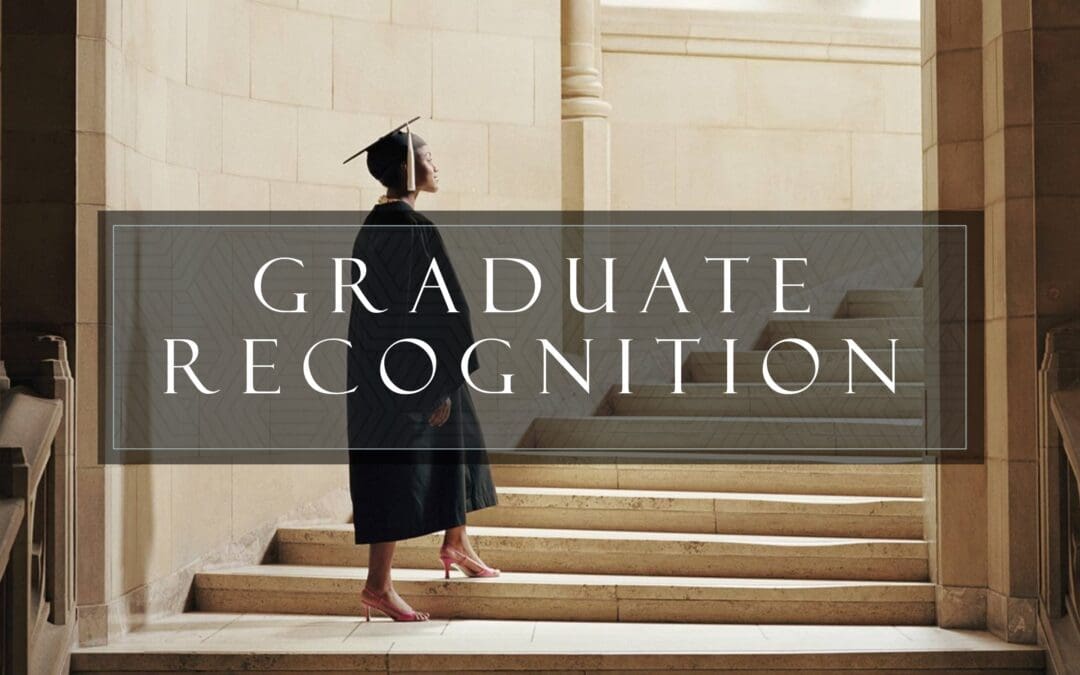 High School Graduate Recognition – May 11