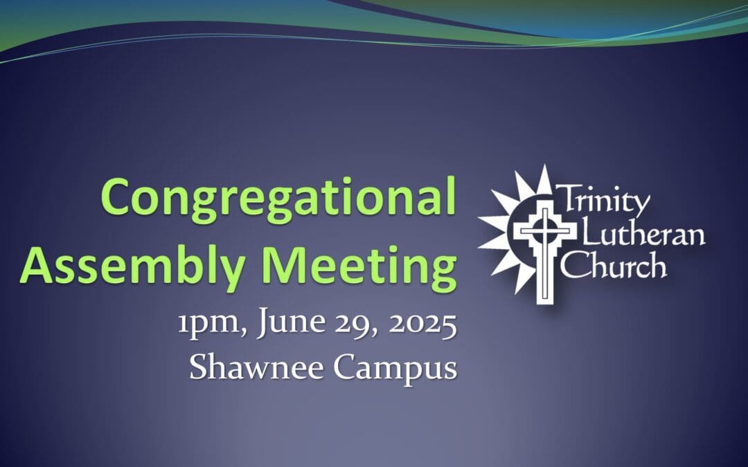 June 29 Congregational Assembly