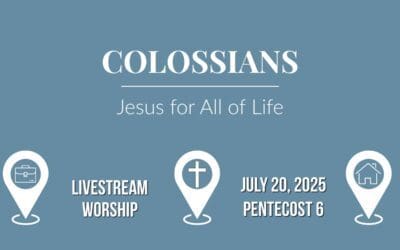 Sunday Worship – July 20