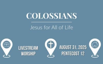 Sunday Worship – August 31