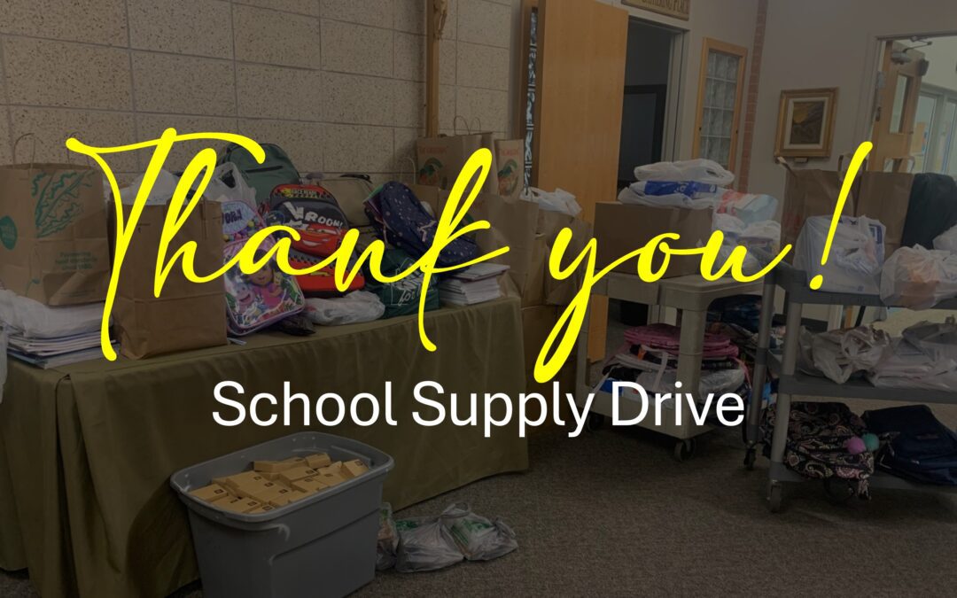 Thank You for School Supplies!