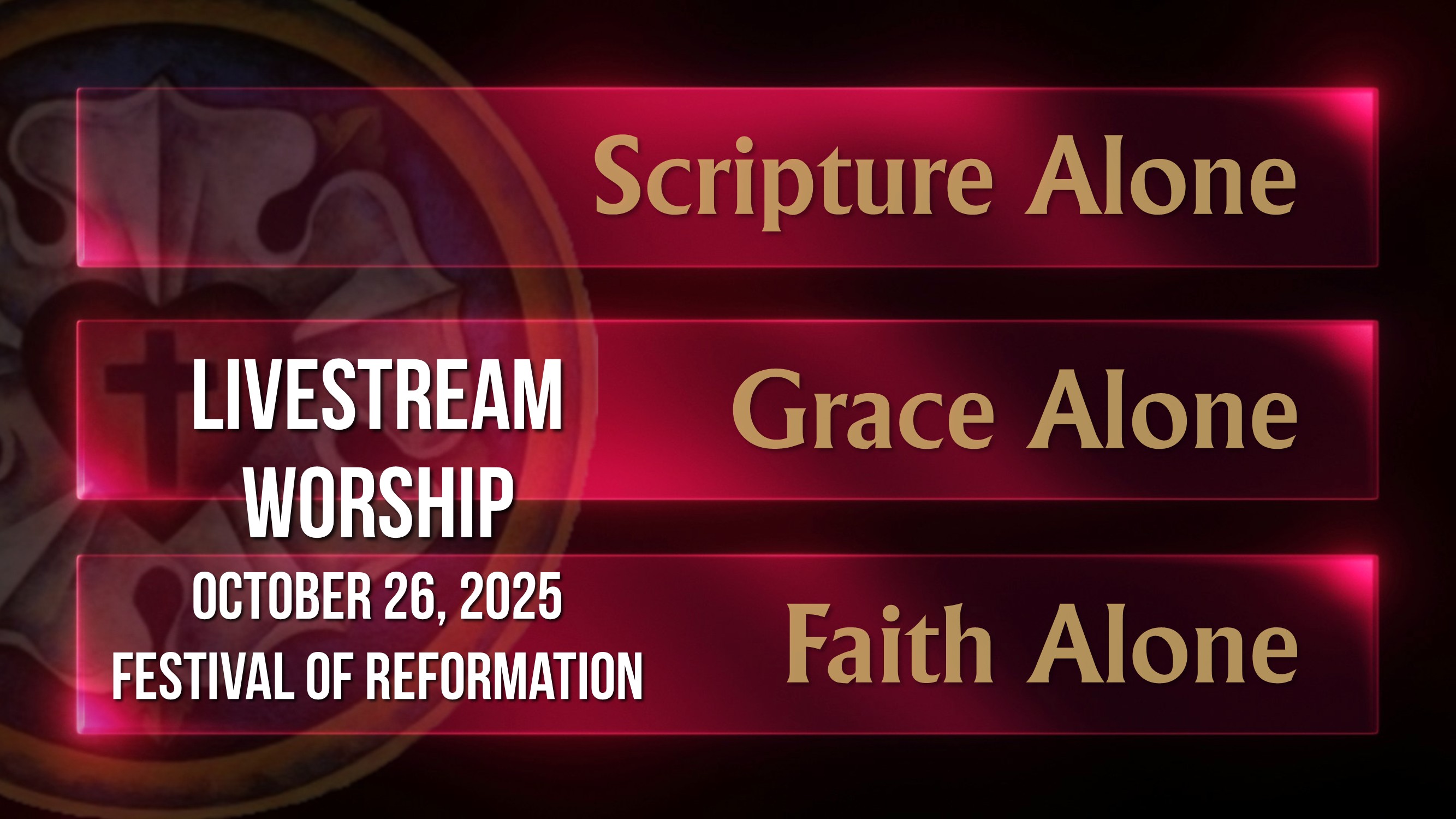 Sunday Worship – October 26