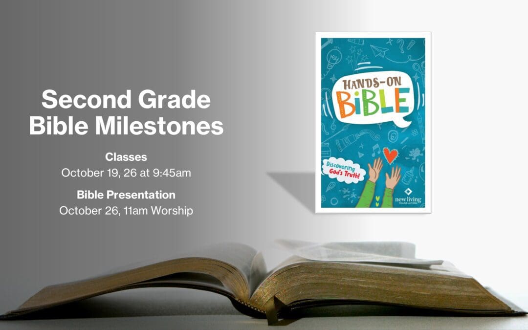 Second Grade Bible Milestone