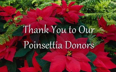 Thank you to Poinsettia Donors